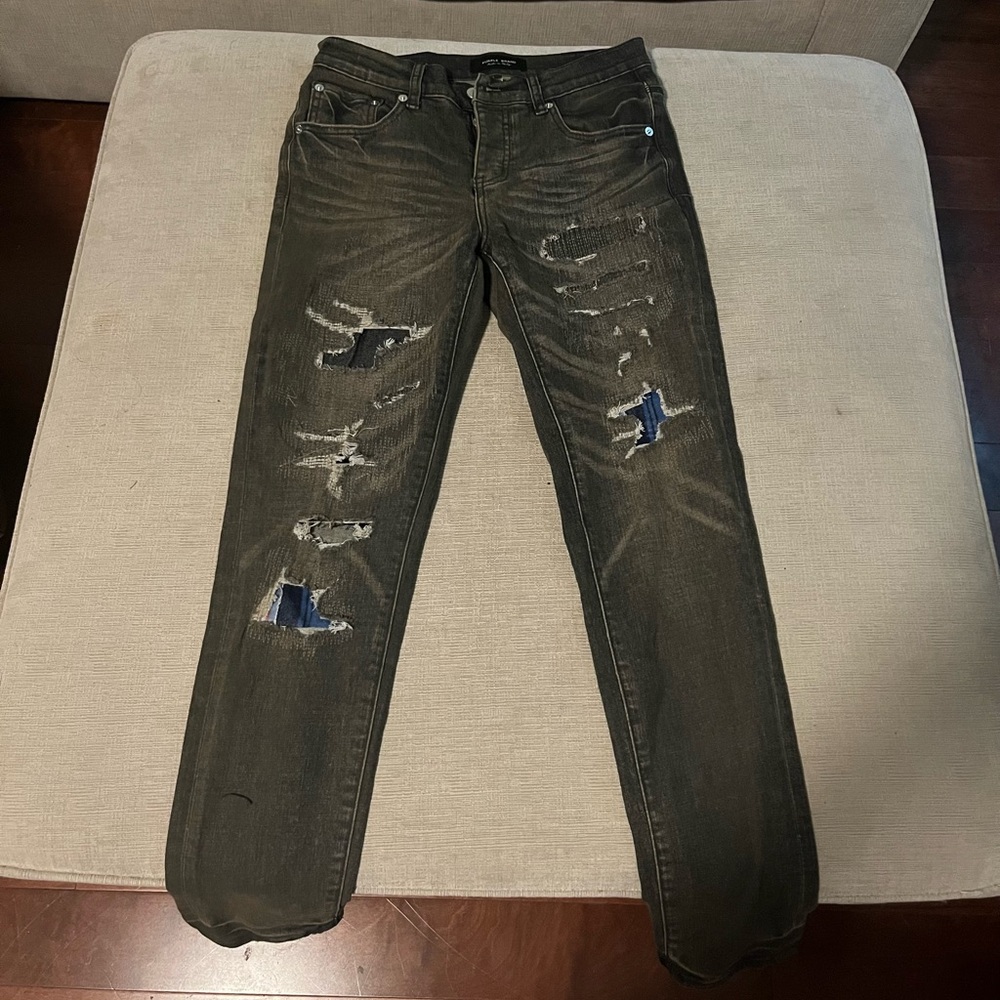 Purple Brand Washed Dark Brown